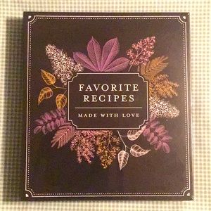 COPY - Deluxe Recipe Binder. New.